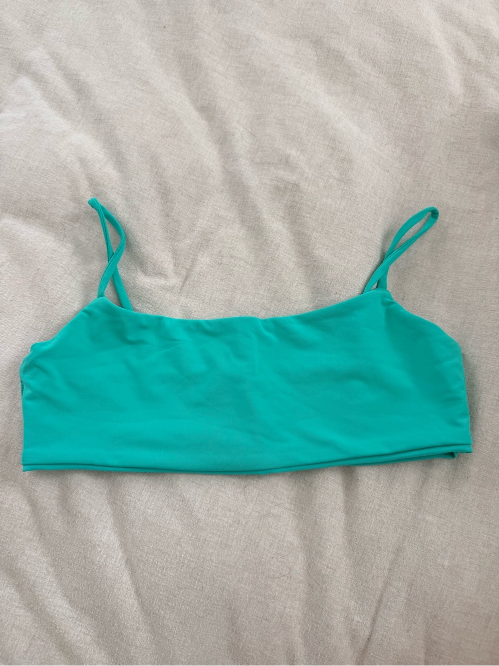 Lulus Teal Spaghetti Strap bikini top - Size S